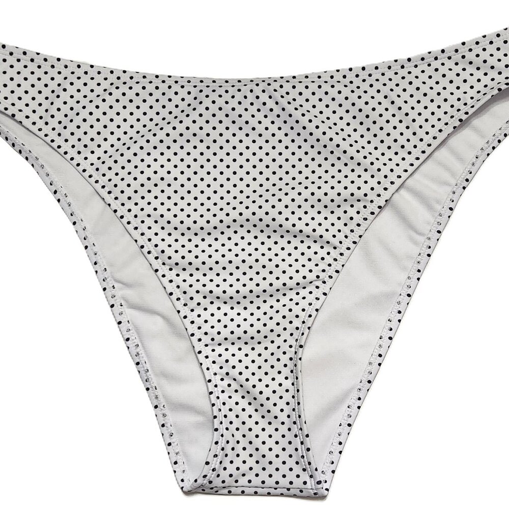No Boundaries Pin Dot Extra High Leg Cheeky Swim Bottom - Size XXL (20)